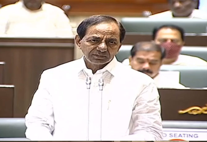 CM KCR said Sarpanches were living with dignity