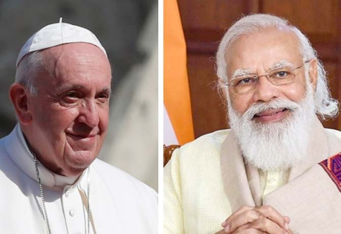 PM Modi and Pope Francis