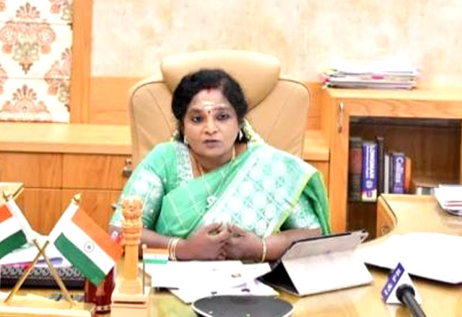 Governor Tamilisai reacts on Ibrahimpatnam Incident