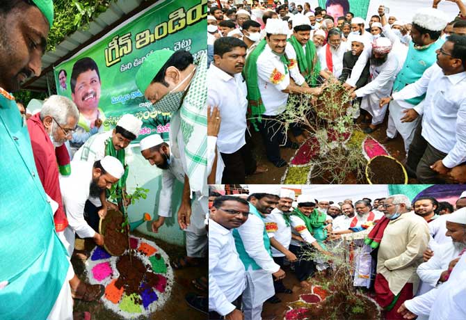 All religions plant trees in Green India challenge