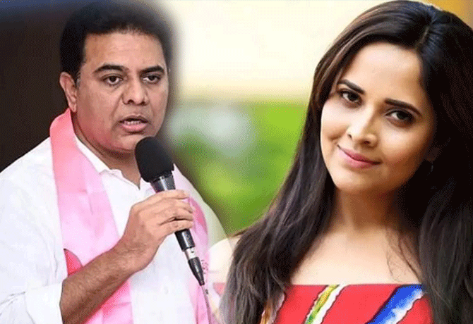 Anasuya Bharadwaj Tweets to Minister KTR