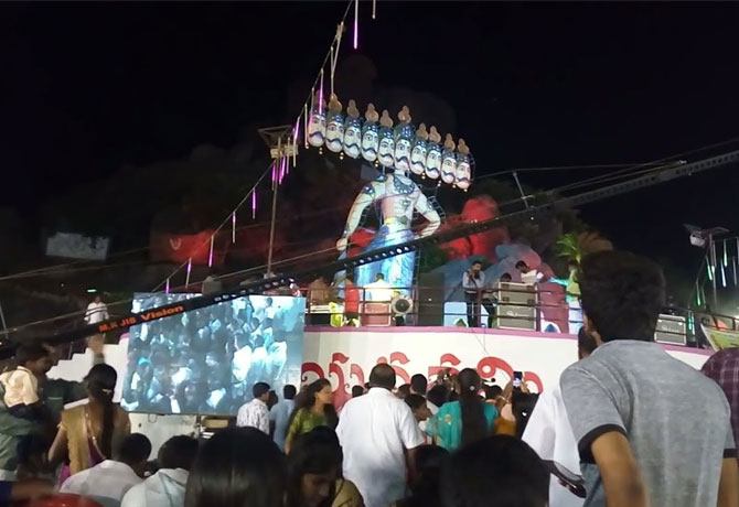 Dasara festival in Urusu