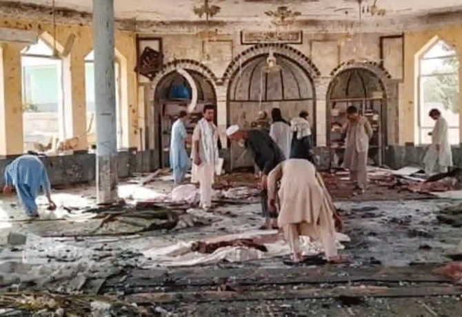 Bomb hits mosque in Afghanistan