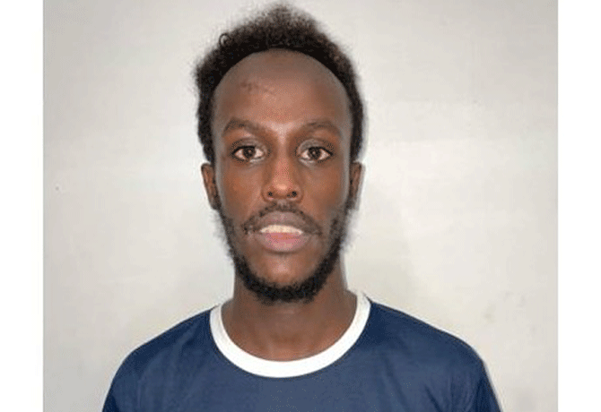 Arrest of a foreigner staying illegally in India