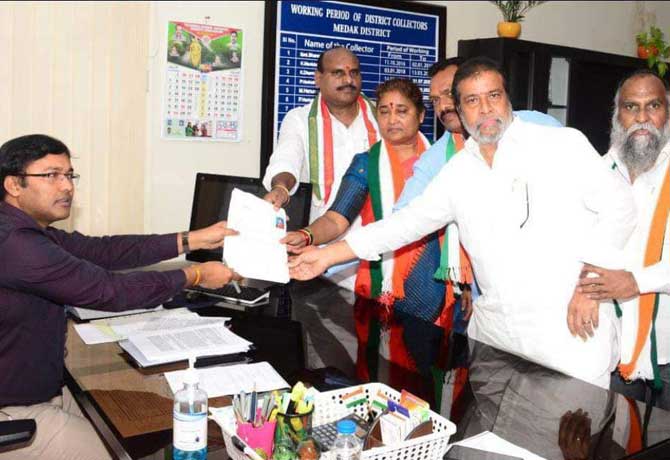 Vijaya nomination as MLC of congress