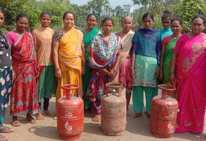 Protest against Gas price increased