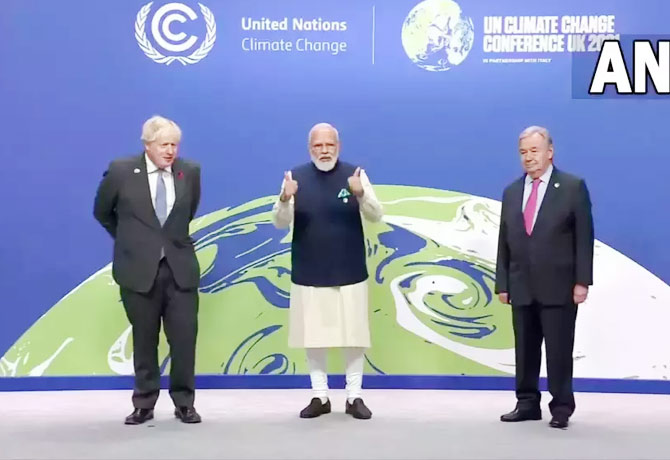 PM Modi attend to Glasgow Conference