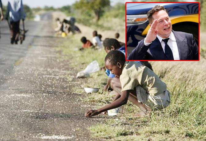 Will world hunger end with Elon musk wealth?