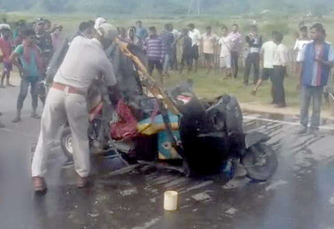 10 Dead in Road Accident in Assam