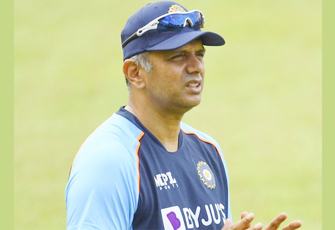 Rahul Dravid tests Covid-19 positive