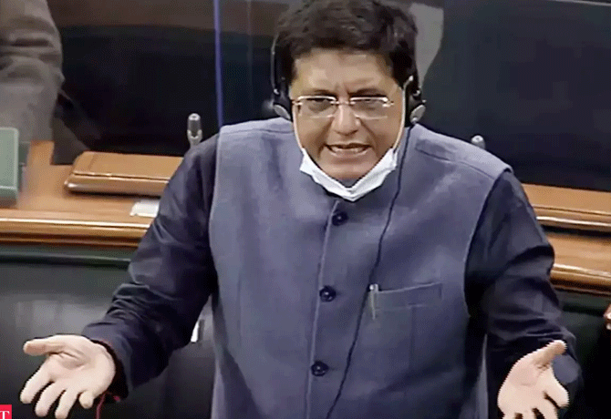 Suspended MPs not ready to apologise Says Piyush Goyal
