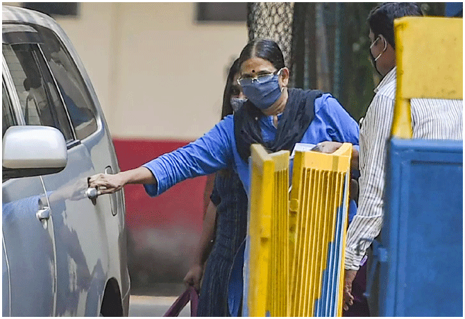 Accused Sudha Bharadwaj released from jail