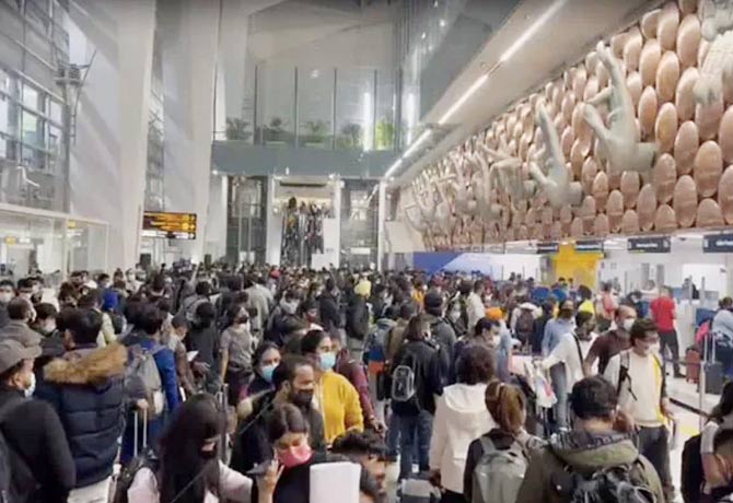 Delhi Airport is the hotspot for Omikron