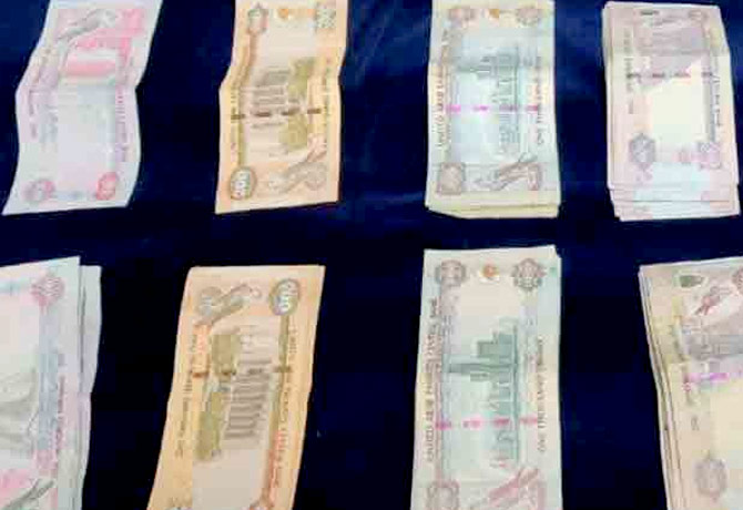 Rs 8 lakh foreign Currency seized in Shamshabad Airport