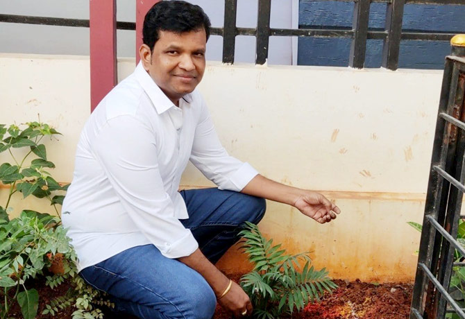 MLA Gadhari Kishor plant sapling 