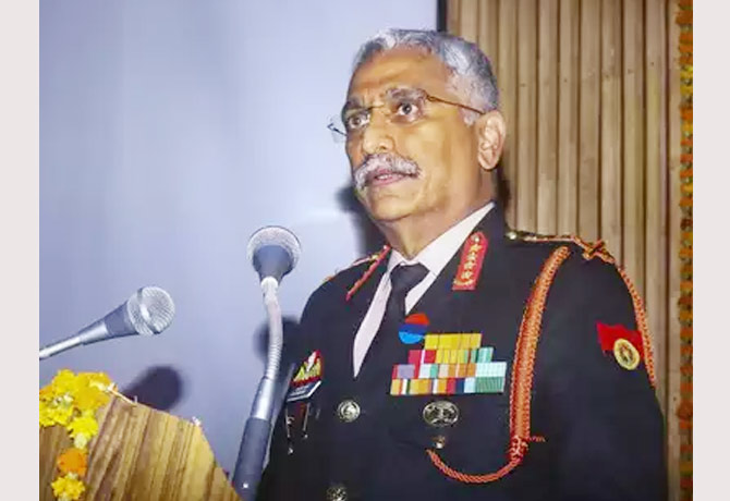 MM Naravane is Chairman of Chiefs of Staff Committee