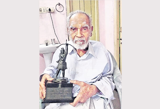 Arjuna Award recipient Jammalamadaka Pitchaiah passed away