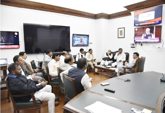 Meeting of Telangana Ministers with Union Minister Piyush Goyal