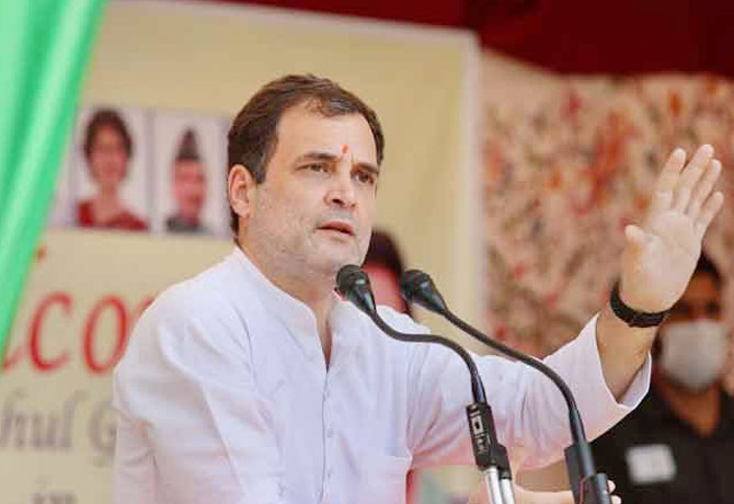 Rahul gandhi fires on Modi over Unemployment issue