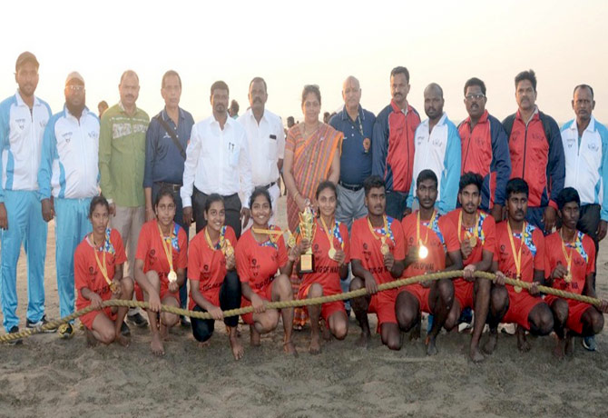 TS teams won Tug of War Beach Championship 2021