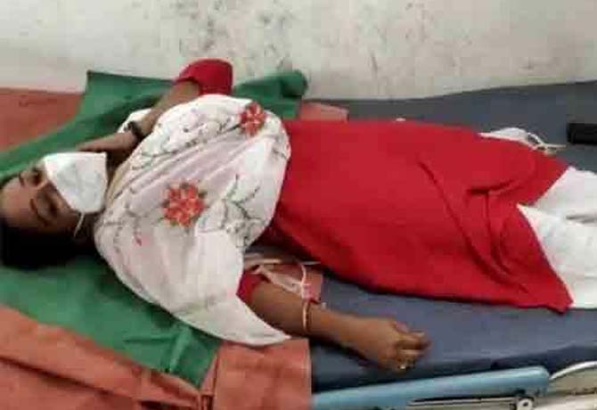 SI Husband attack on wife