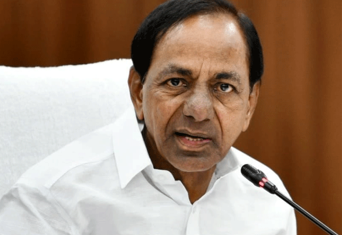 Cabinet meeting chaired by CM KCR for a while