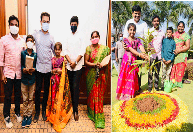 Sircilla Girl Sets Out On Path To Plant A Green Future