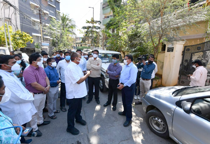 CS Somesh Kumar inspects Fever Survey at Khairatabad