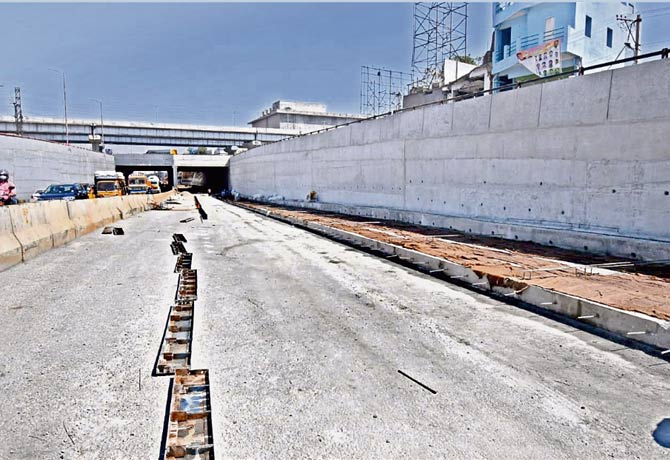 Underpass available in LB nagar