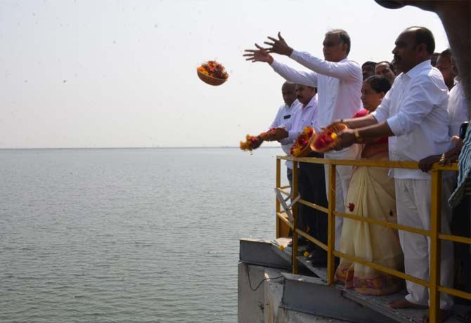 Ranganayak sagar water released