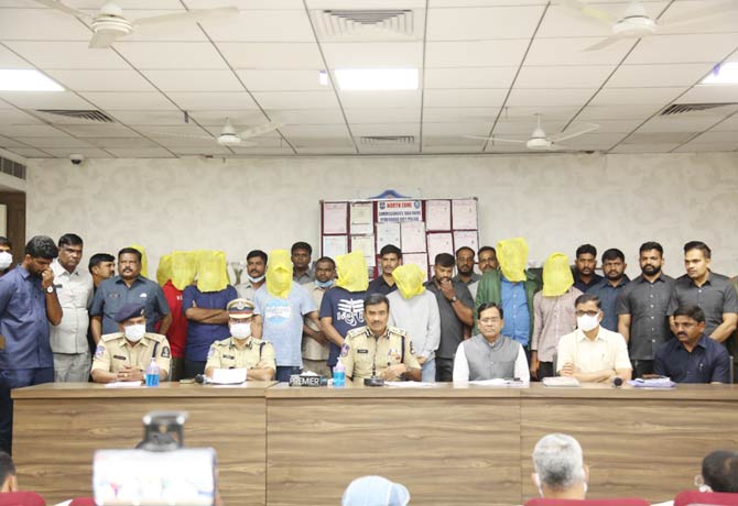 North Zone Task Force police arrested two gang selling fake certificates