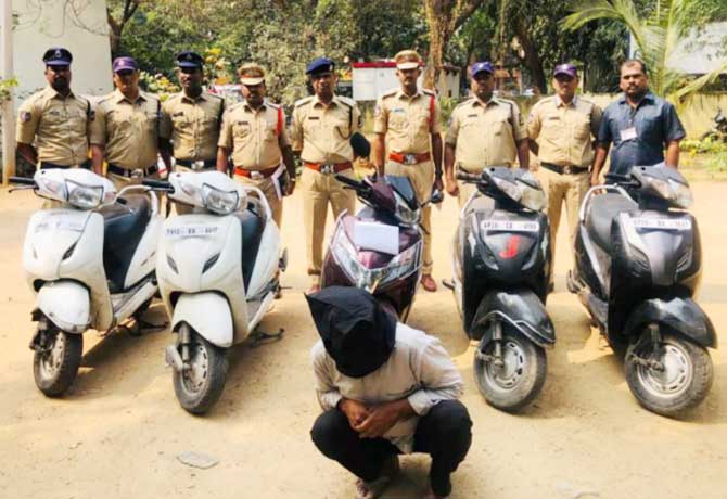 Thief arrested for committing crimes