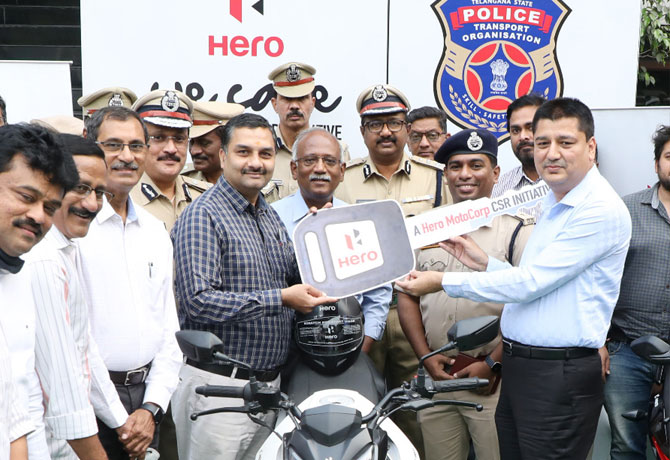 Motorbikes to Police and Fire Departments