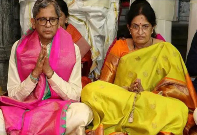 CJI NV Ramana Visits Tirumala Temple