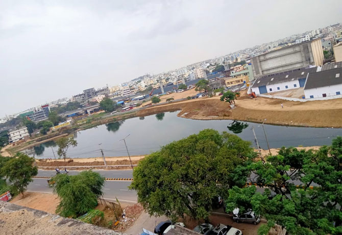 GHMC measures for conservation of ponds
