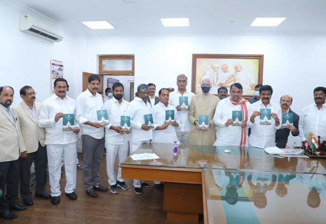 Pocharam Launches Telangana legislature Secreteriate Dairy