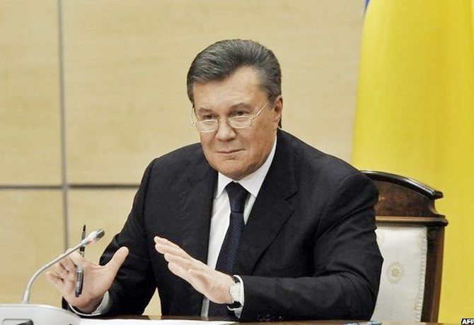 Yanukovych is next president of Ukraine after war