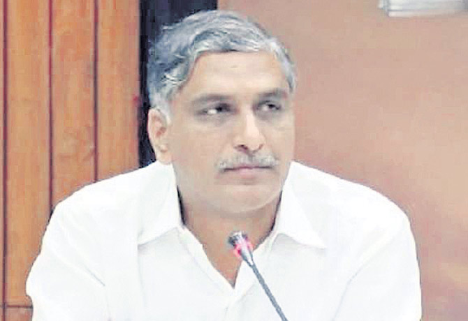 Letter from Medical Health Minister Harish Rao to Center