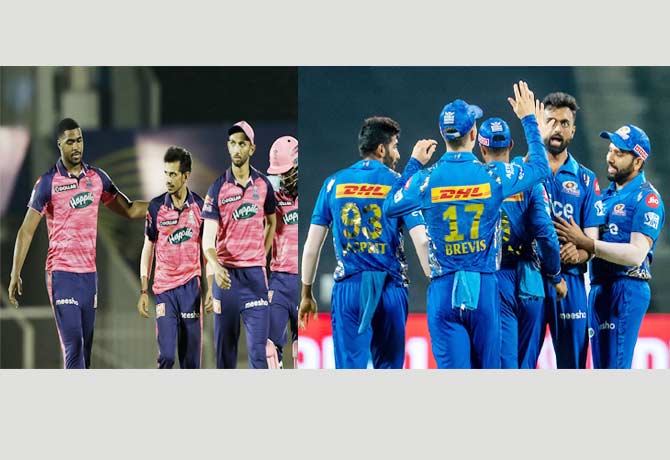 Today match between Mumbai Indians vs Rajasthan Royals