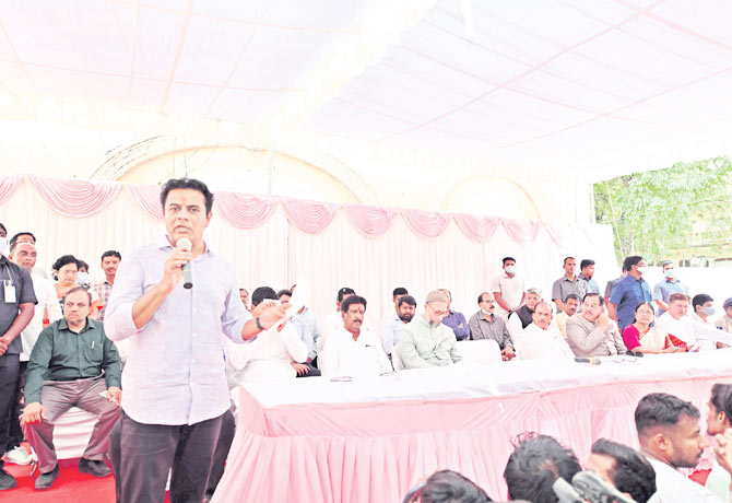 There is no place for religious politics in Hyderabad:KTR