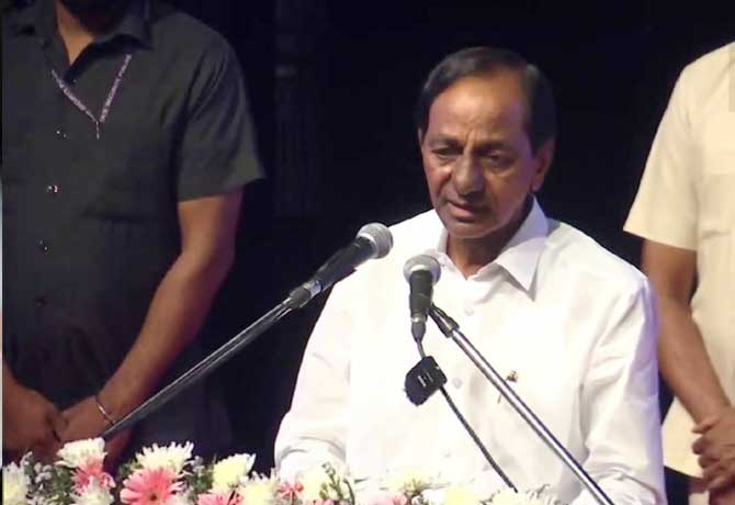 CM KCR Speaking in Chandigarh Event