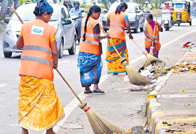 Reduction of hour workload for GHMC sanitation workers