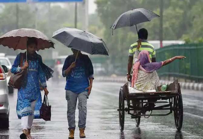 Rains for the next four days from tomorrow