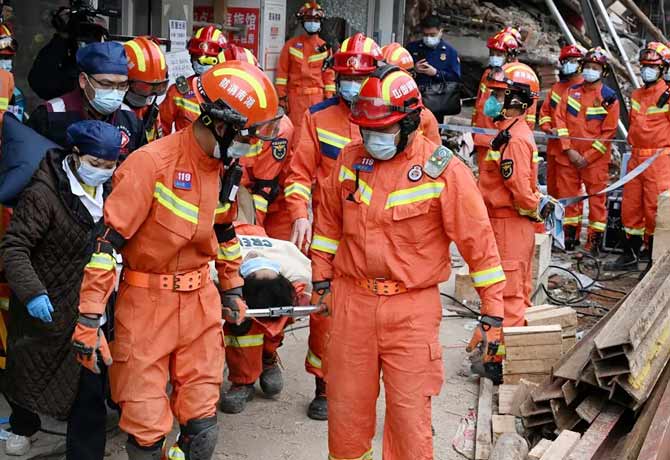 At least 53 people have been killed in building collapse in China