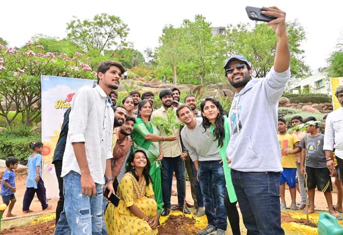 Trees planted in Green India challenge
