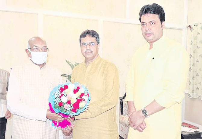 Manik Saha is the new CM of Tripura