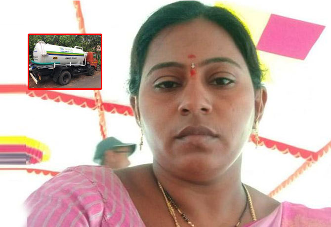 Women dead in Road accident in Suryapet