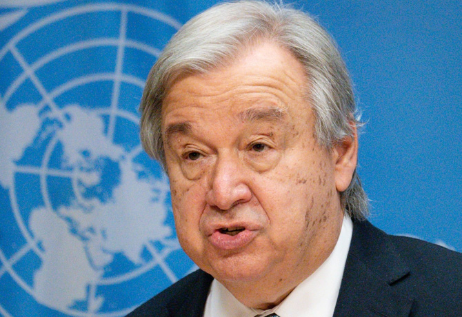 Food shortage world catastrophe: UN chief warns