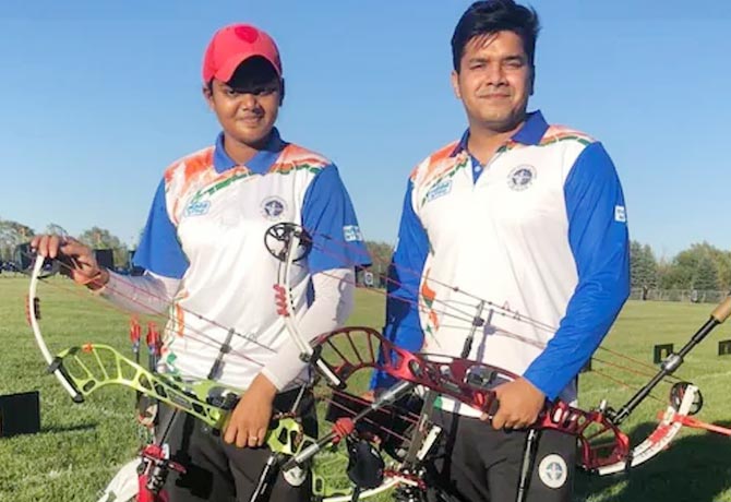 Jyoti Surekha and Abhishek Verma from India won gold