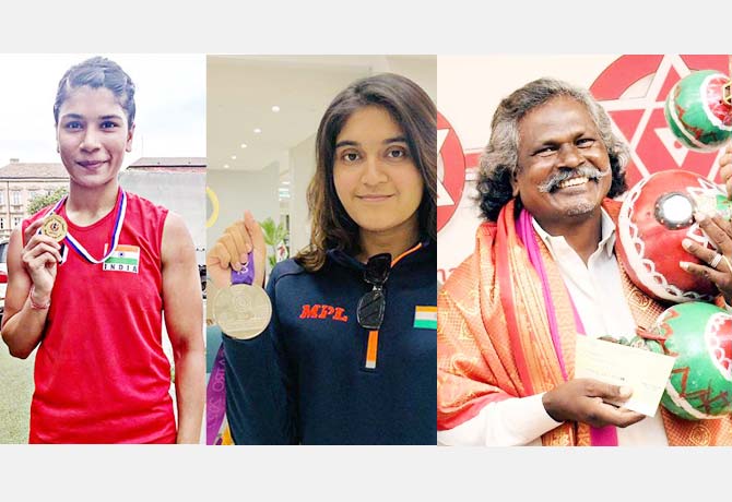 Rs 2 crore cash prize for Nikhat Zareen and Ishasingh